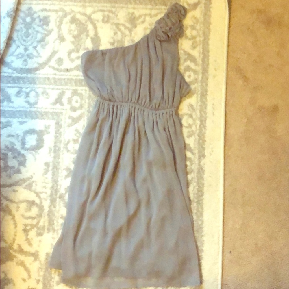 One shoulder dress